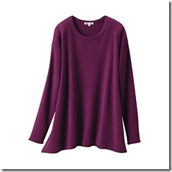 uniqlo cashmere long sweater